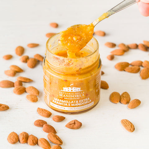 MARMELLATA EXTRA ARANCIA E MANDORLA 230g - GAS
