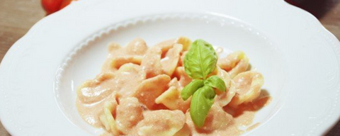 Orecchiette fresche con Salsa Aurora