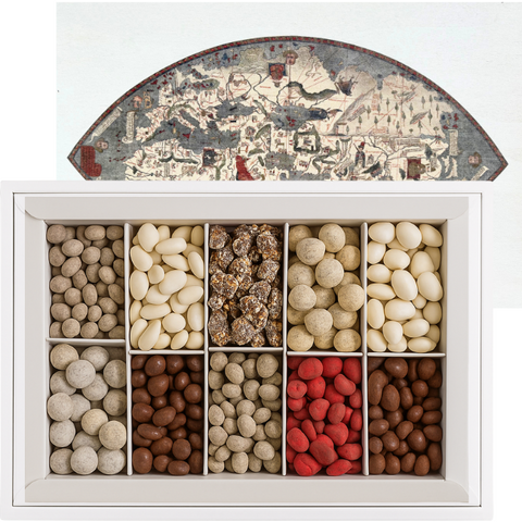 CASSETTA MANDORLAND: Mandorlini e Praline assortiti