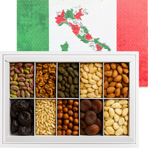 CASSETTA ITALIA: MANDORLA, SEMI E FRUTTA
