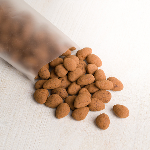 Mandorle al cioccolato fondente - ricoperte al cacao-GAS