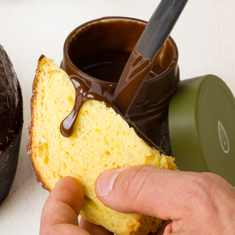 Panettone Bio e Vegetale - Cioccolato e Mandorle Tostate