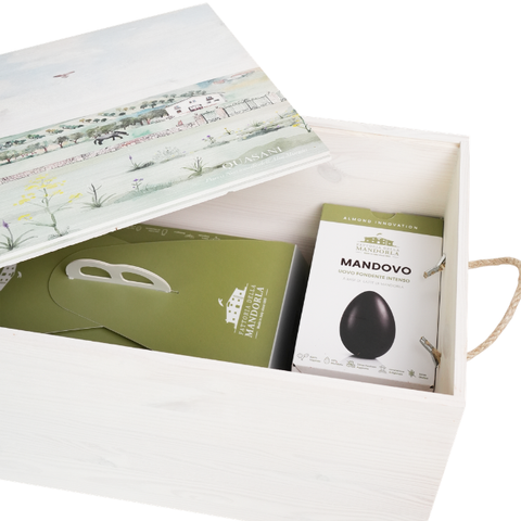 BAULE IN LEGNO ARTIGIANALE REGALO