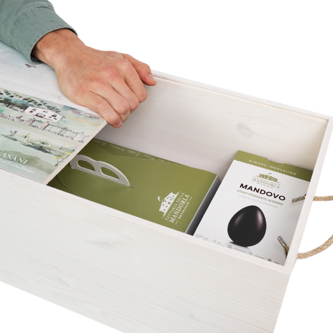 BAULE IN LEGNO ARTIGIANALE REGALO