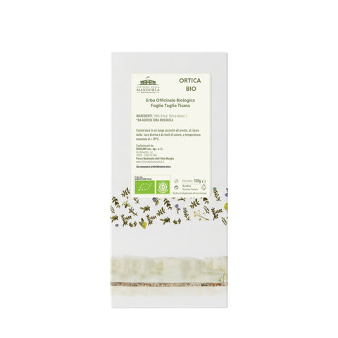 ortica bio 100g — retro etichetta