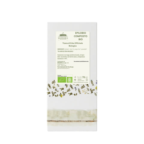 epilobio composto bio 100g — retro etichetta