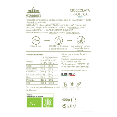 Cioccolata Proteica di Fattoria