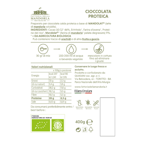 Cioccolata Proteica di Fattoria