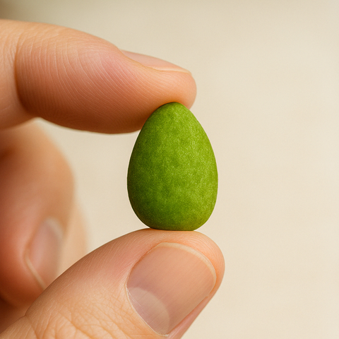 Mandorla Ricoperta- Cioccolato e Spinaci - GAS