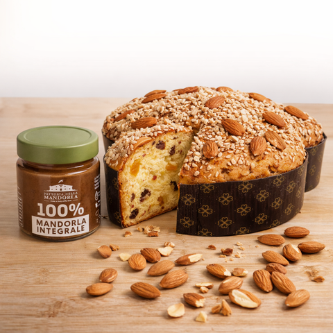 Mandorlona Mandorle Tostate 100% Vegetale + Vasetto 200gr (PREORDINE)