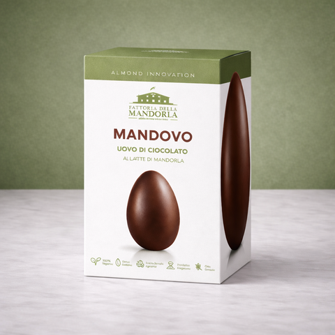 MANDOVO - Uovo di Pasqua Bio 100% Vegetale 200 gr con Sorpresa - PREORDINE