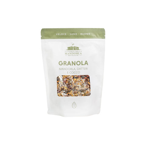 GRANOLA DATTERI E COCCO BIO - Busta gr. 400