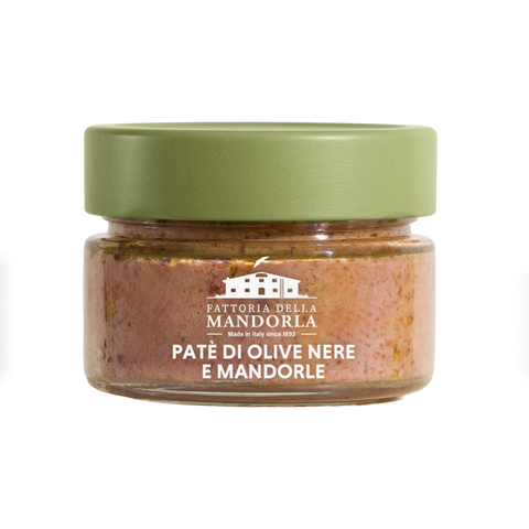 PATE' DI OLIVE NERE  E MANDORLE
