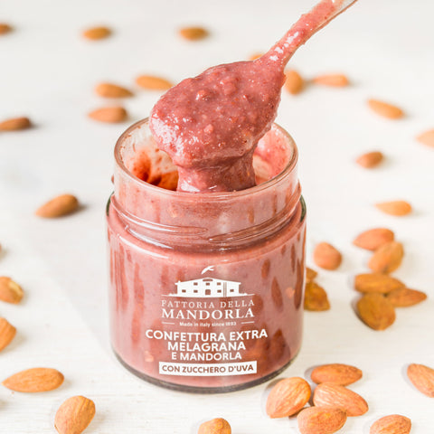 CONFETTURA EXTRA MELAGRANA E MANDORLA 240g