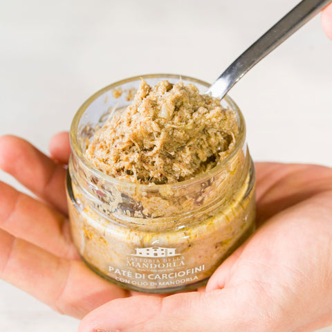 PATÈ DI CARCIOFINI CON OLIO DI MANDORLA 120g