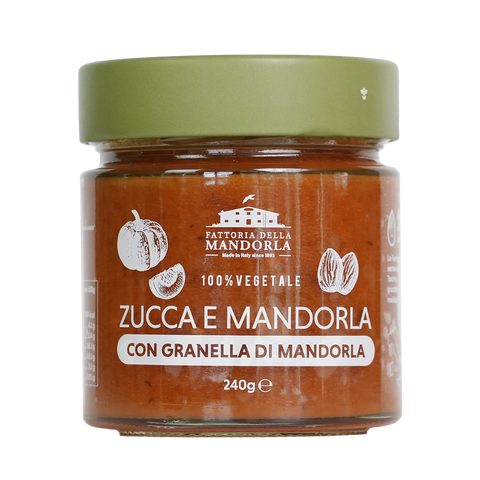 ZUCCA E MANDORLA CON GRANELLA DI MANDORLA 240g