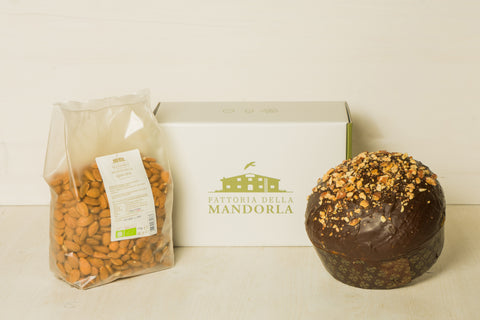 Panettone Bio e Vegetale - Cioccolato e Mandorle Tostate