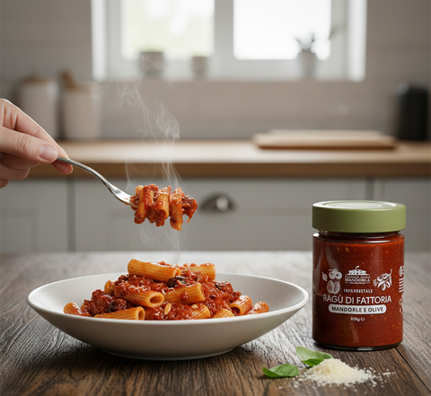 RAGÙ DI FATTORIA - Mandorle e Olive 310g