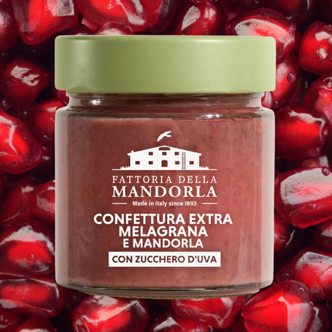 CONFETTURA EXTRA MELAGRANA E MANDORLA 240g