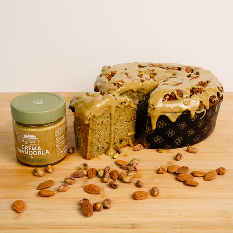 Mandorlone Pistacchio 1.2 kg- Senza Glutine 100% Vegetale+ Vasetto 200gr "PREORDINE"