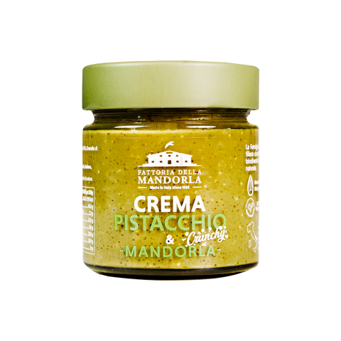 CREMA PISTACCHIO CRUNCHY-MANDORLA E PISTACCHIO 200g  -GAS
