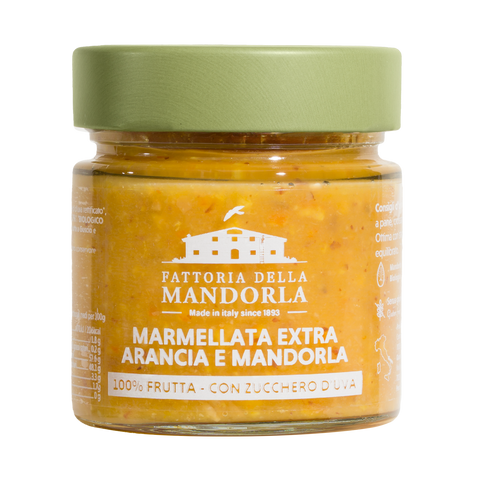 MARMELLATA EXTRA ARANCIA E MANDORLA 230g