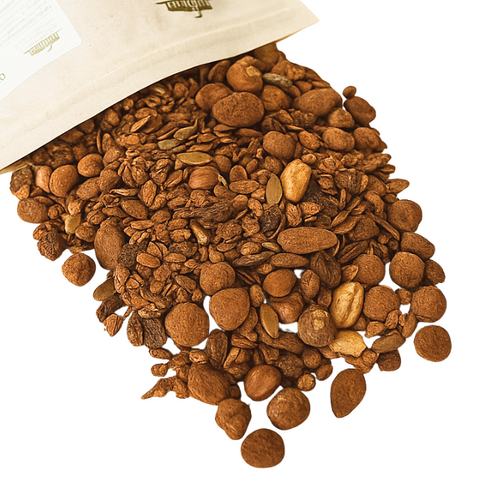 GRANOLA  MANDORLA, CACAO  E NOCCIOLA BIO - Busta gr. 400