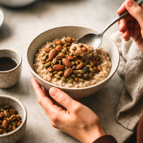 GRANOLA  MANDORLA, SEMI E  MIRTILLI BIO - Busta gr. 400