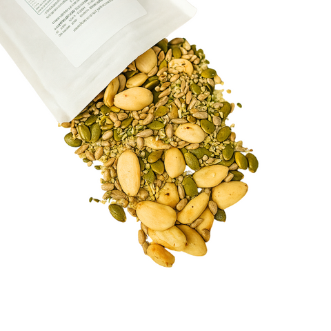 MIX GREEN  MANDORLE E SEMI BIO - Busta gr. 200