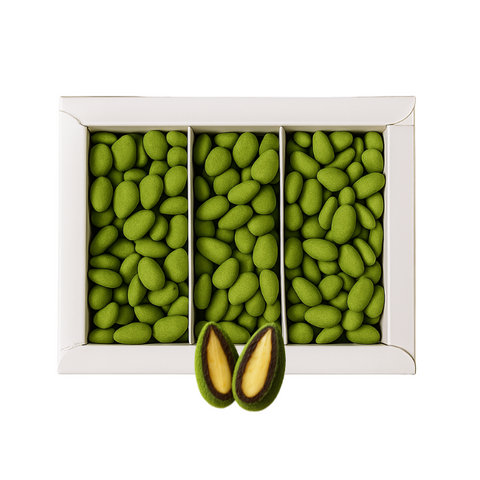 MANDORLINO  CON MANDORLA SGUSCIATA TOSTATA  E TÈ MATCHA