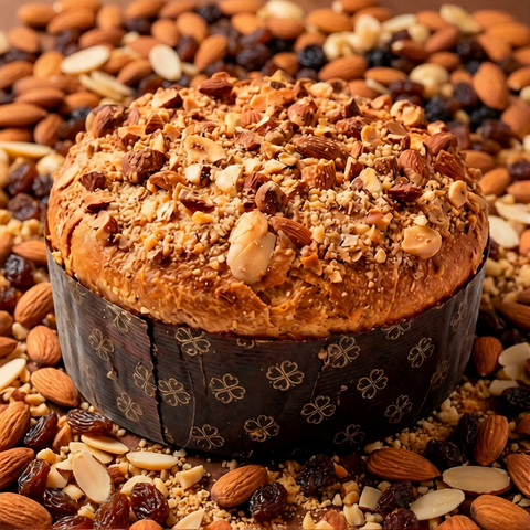 Mandorlone Uvetta  e Mandorle 1.2 kg- Senza Glutine 100% Vegetale+ Vasetto 200gr "PREORDINE"