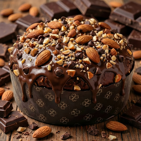 Mandorlone Macao e Fondente 1.2 kg- Senza Glutine 100%Vegetale+ Vasetto 200gr "PREORDINE"