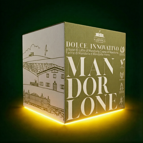 Mandorlone Macao e Fondente 1.2 kg- Senza Glutine 100%Vegetale+ Vasetto 200gr "PREORDINE"